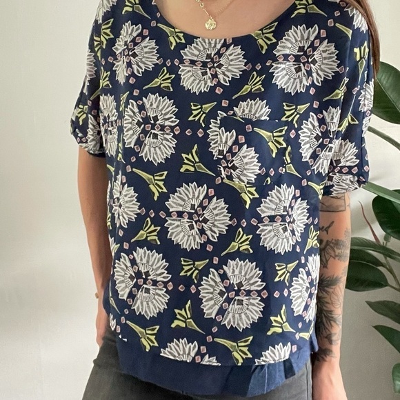 Anthropologie Meadow Rue Zane Layered Tee - Picture 2 of 3